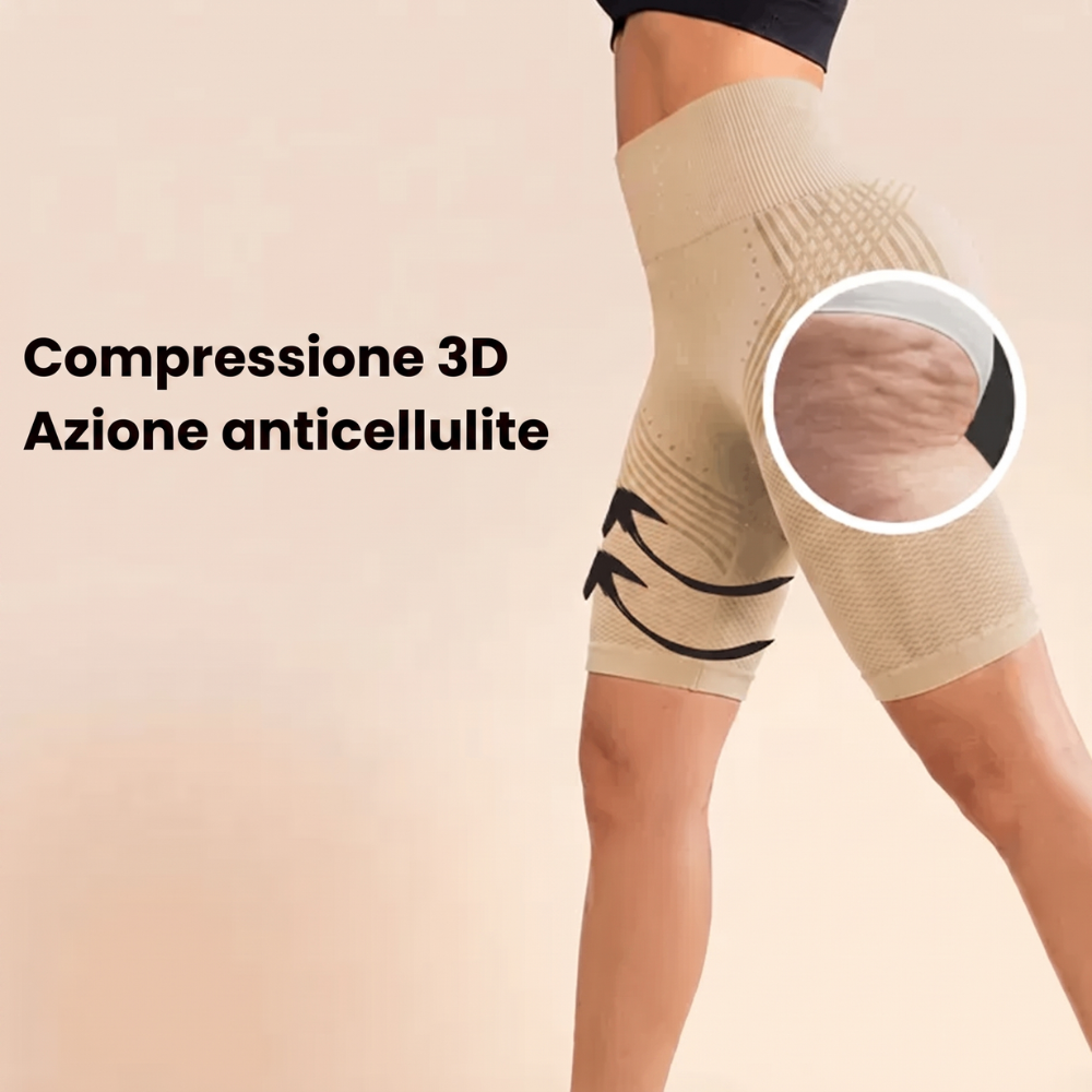 Leggings Corti 3D Anticellulite