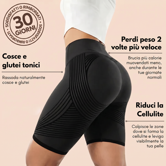 Leggings Corti 3D Anticellulite